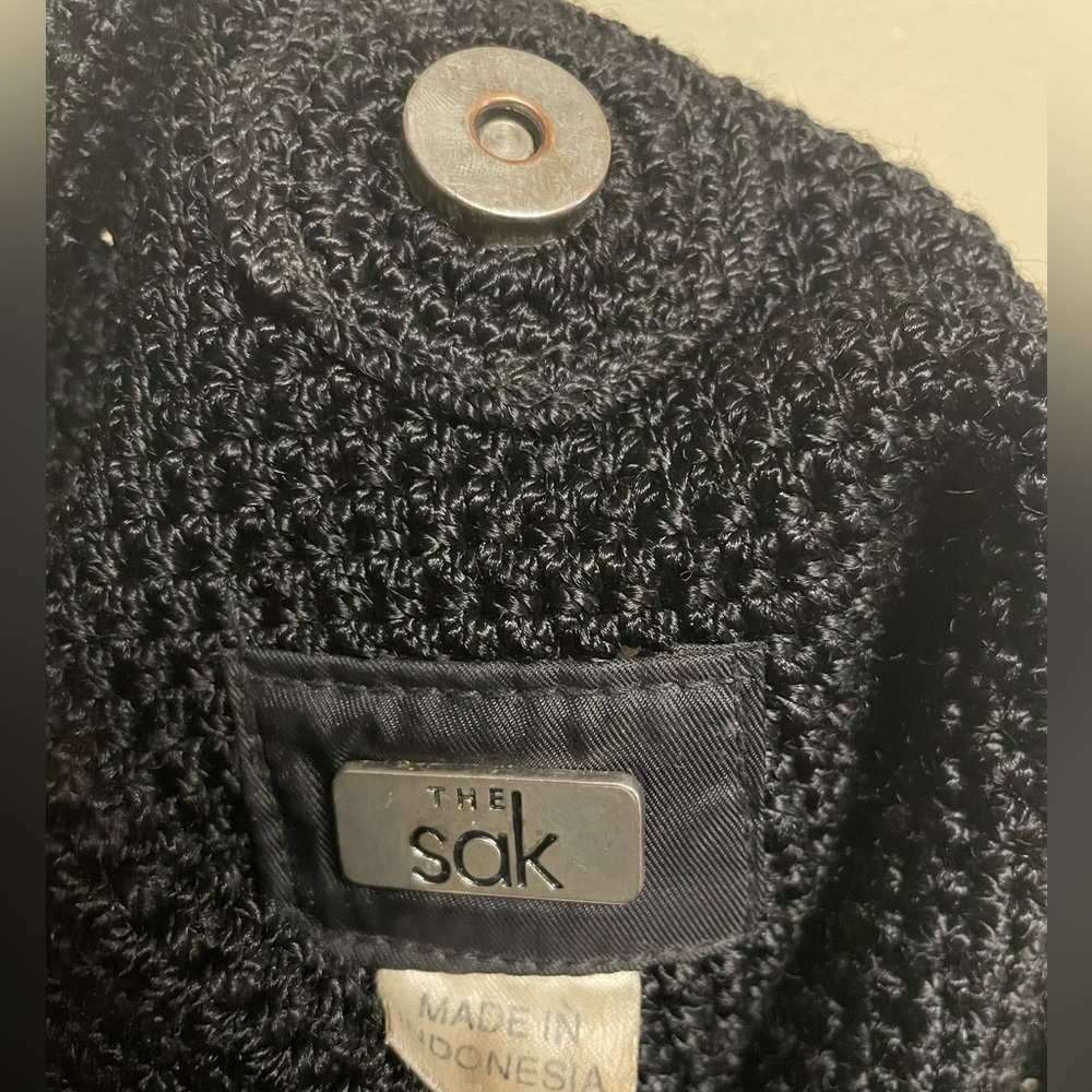 The Sak Knit Crochet Hobo Crossbody Bag Boho 90s - Picture 7 of 7